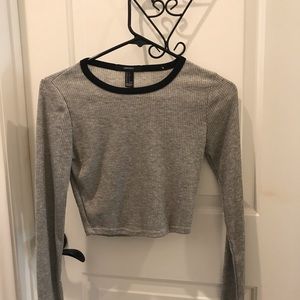 Women’s light gray top from forever 21 size S